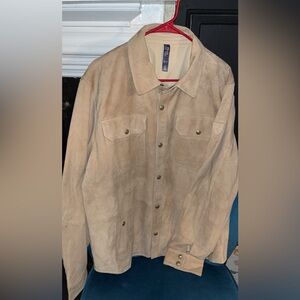 Polo Ralph Lauren Light Brown Suede Shirt Jacket